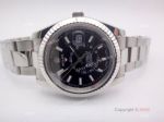 High Quality Replica Rolex Sky Dweller Watch Black Face 40mm